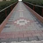 Kırmızı Renk 6 cm lik Bahçe Kilit taşı modelleri