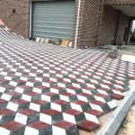 Baklava Beyaz, Kırmızı ve Siyah Otoparklar için Kilit Taşı