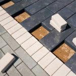 Beton Boyalı Dikdörtgen Parke Taşı Zemin Döşeme