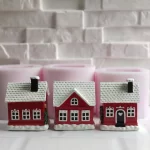 Atölye Lavanta Yeni Üçlü Evler Silikon Kalıpları