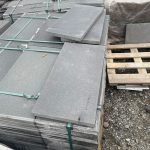 30x60x3 cm kumlama yüzeyli doğal bazalt zemin kaplama taşı