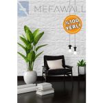 Aktaş Harpuşta Diamond Desen Beyaz Kendinden Yapışkanlı Dekoratif Köpük Duvar Kağıdı Paneli