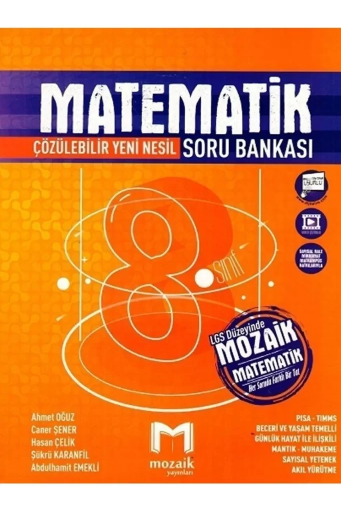 Mozaik Yayınları LGS 8. Sınıf Matematik Hi̇t 32 Deneme ürün banner