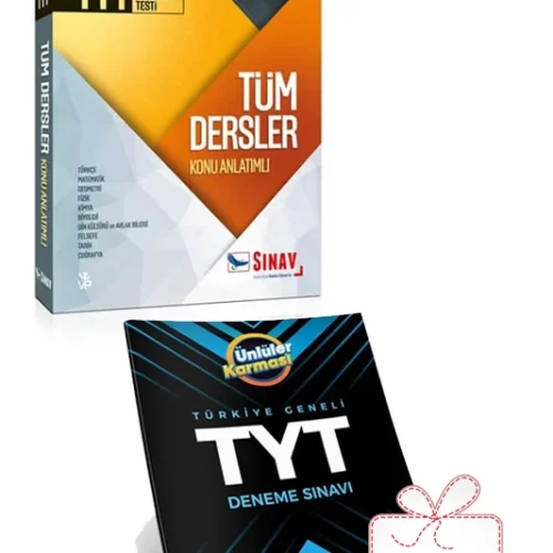 Sınav Yayınları TYT Tüm Dersler Konu Anlatımlı Tek Kitap Hediyeli