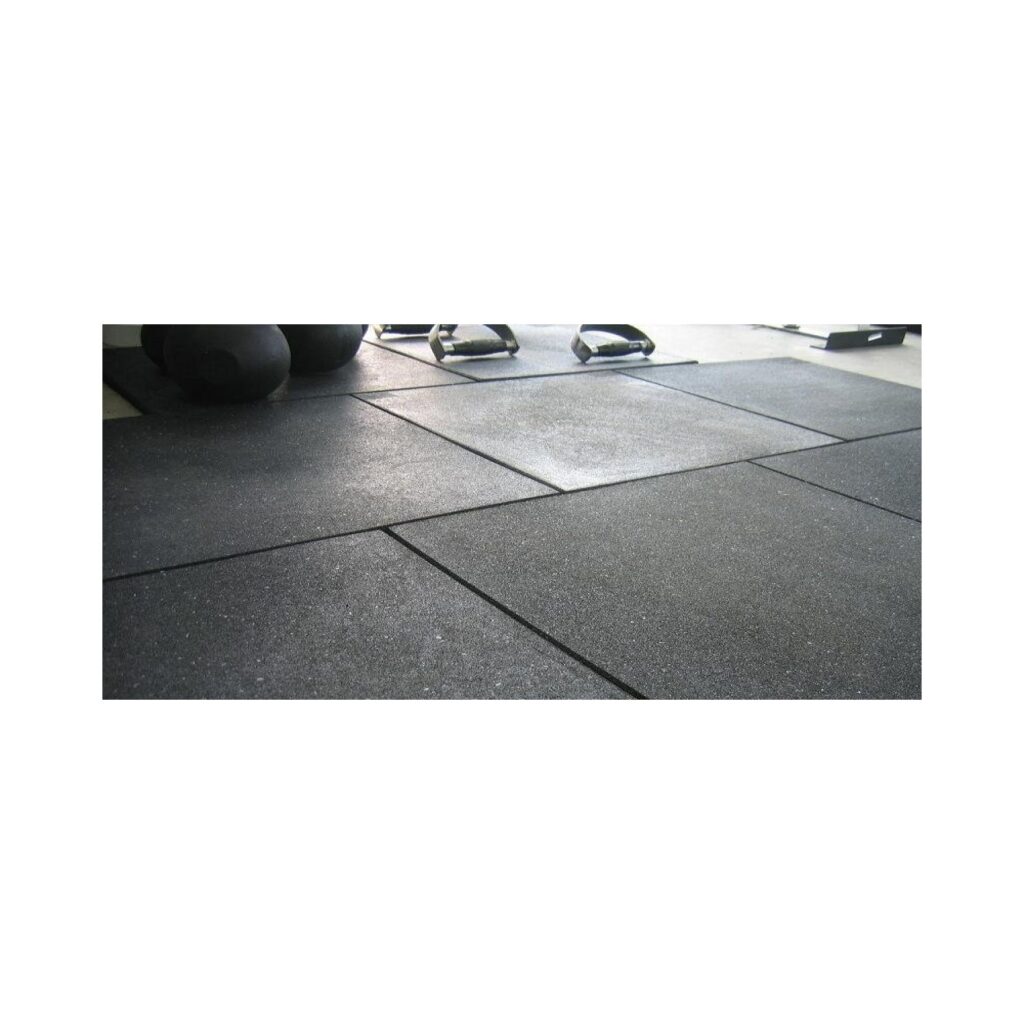 Ekonomik Spor Kauçuk Zemin Kaplama 50 x 50 x 2 cm (Siyah) ürün banner