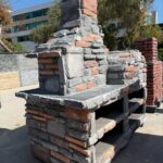 Doğal Taş Görünümlü Hazır Kurulum Bahçe Fırını & Barbekü Ünitesi