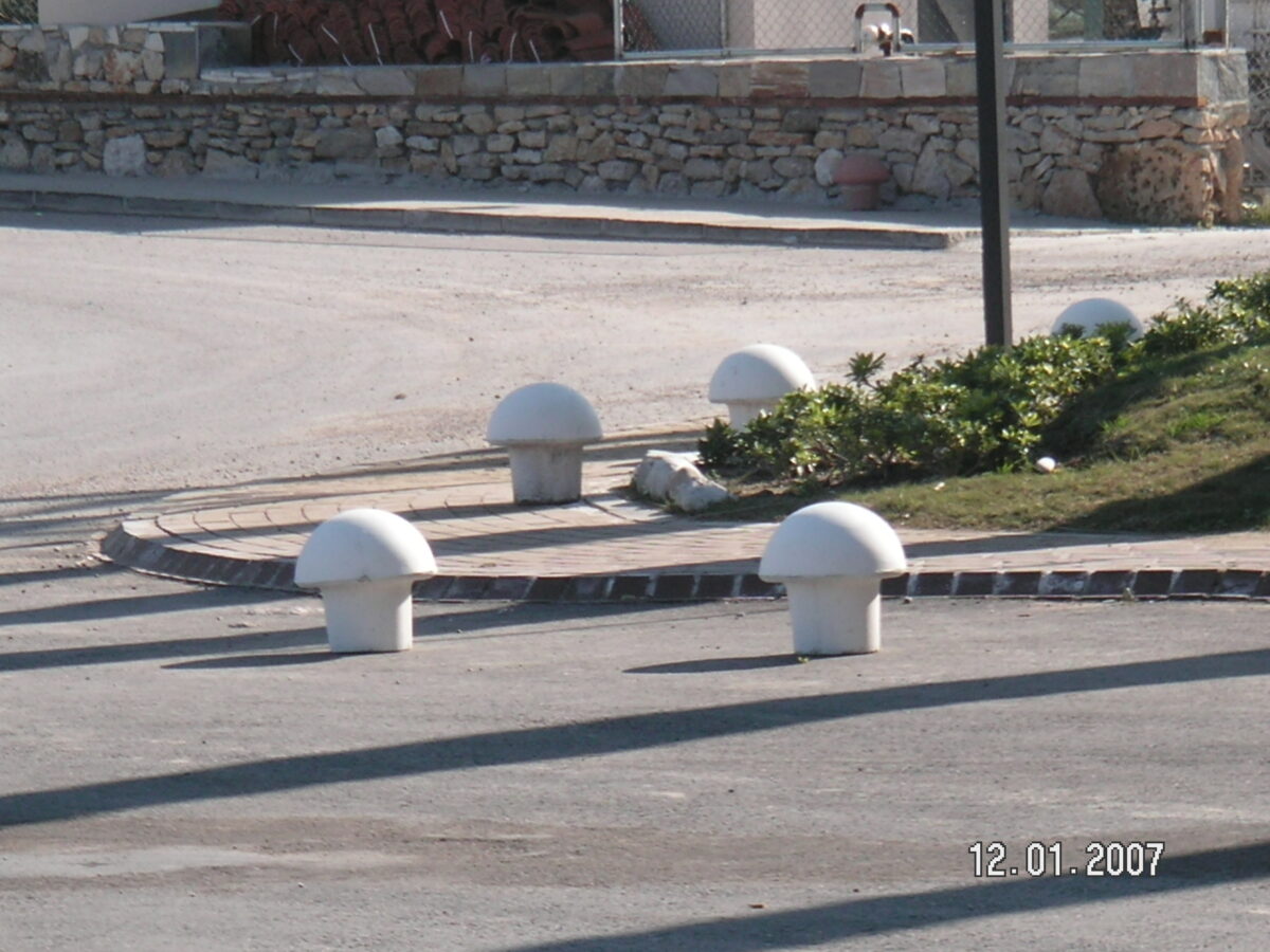 Beton Park Mantarı – Sarı Renkli Estetik Park Dubası - Görsel 2