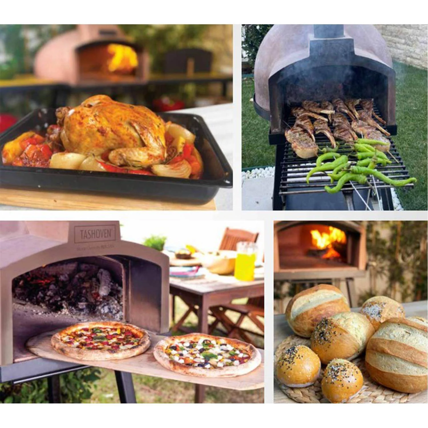 Tashoven Pro 100 Odun Ateşli Taş Fırın - Aktaş Harpuşta Bahçe Pizza Fırını - Görsel 2