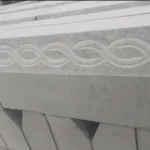 gri süslü beton bordür taşı 40x18 standart bordür