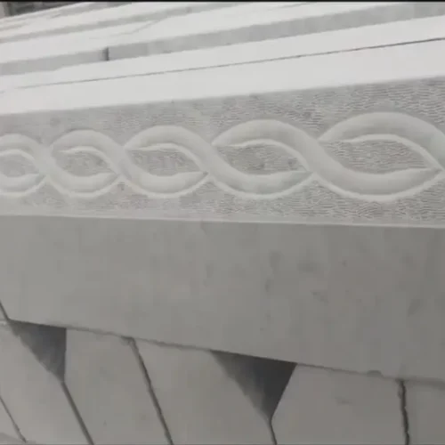 gri süslü beton bordür taşı 40x18 standart bordür