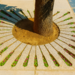 100x100 Mineralli Ağaç Dibi Izgara Takımı