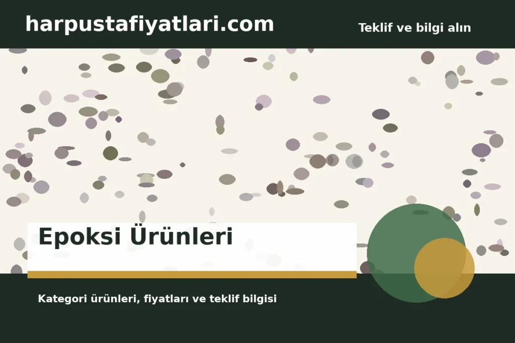 Epoksi Ürünleri