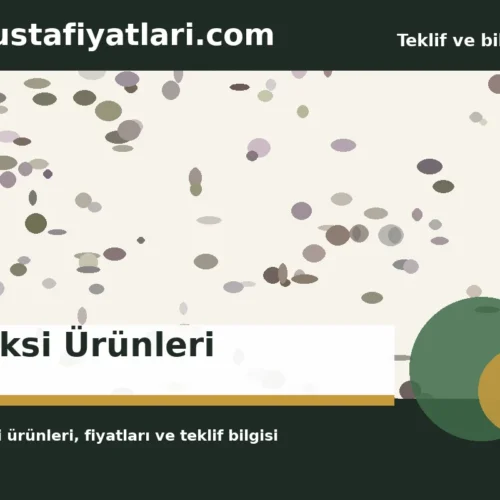 Epoksi Ürünleri