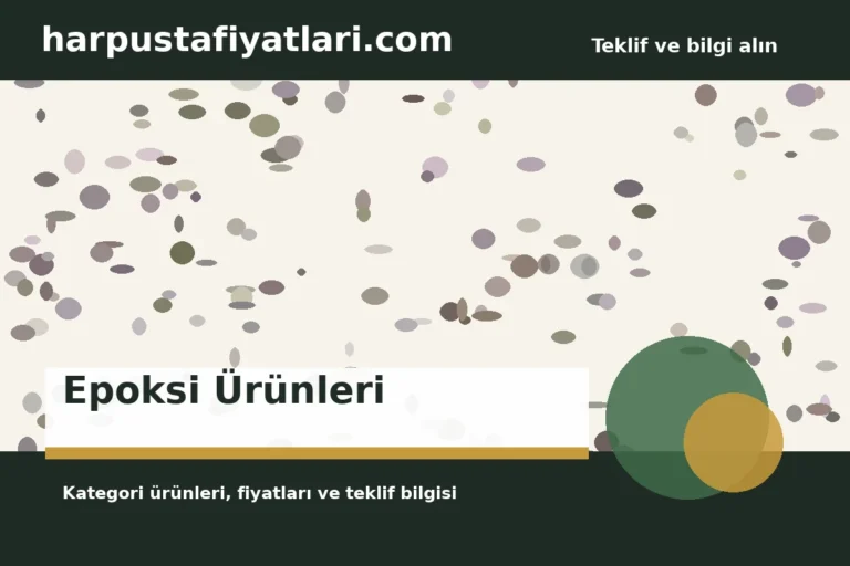 Epoksi Ürünleri