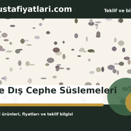 İç ve Dış Cephe Süslemeleri
