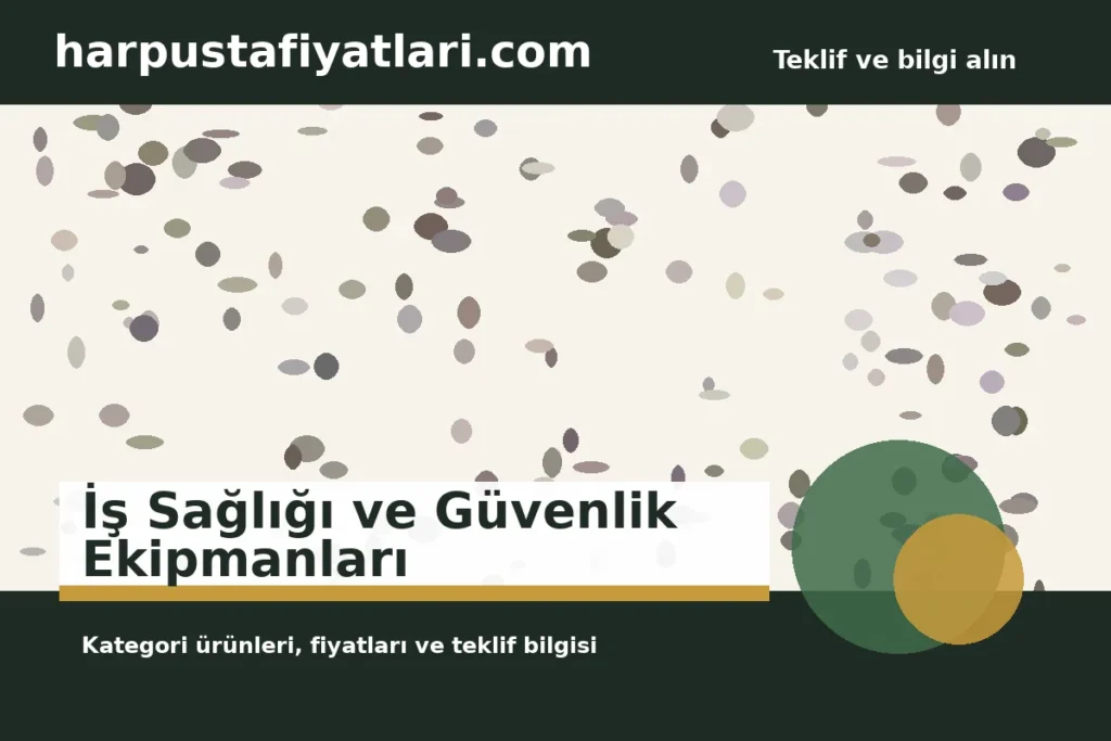 İş Sağlığı ve Güvenlik Ekipmanları kategori banner