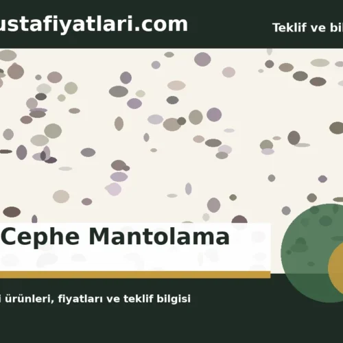 Dış Cephe Mantolama