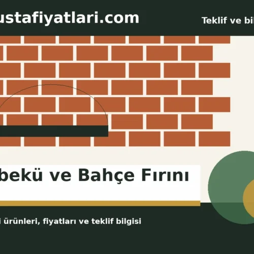 Barbekü ve Bahçe Fırını