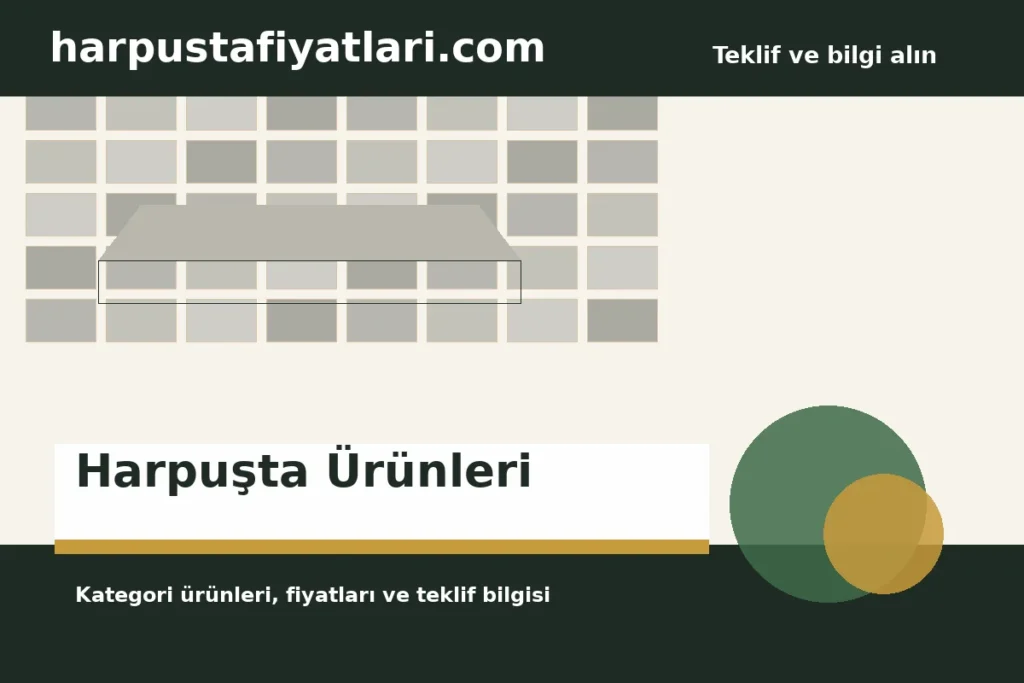 Harpuşta Ürünleri kategori banner