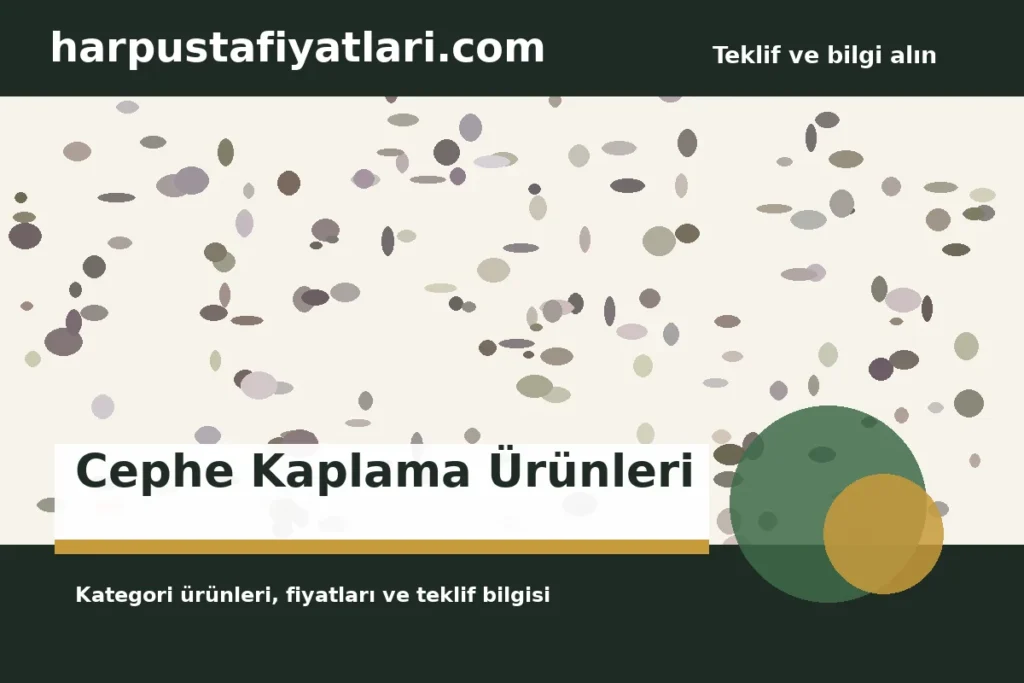 Cephe Kaplama Ürünleri kategori banner