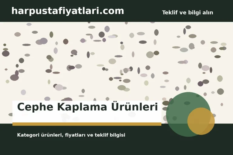 Cephe Kaplama Ürünleri