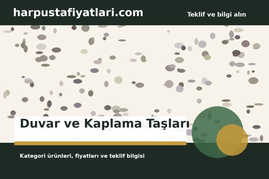Duvar ve Kaplama Taşları kategori banner