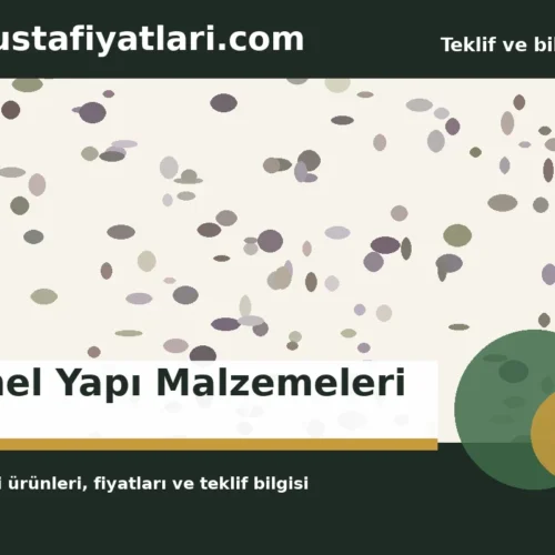 Temel Yapı Malzemeleri