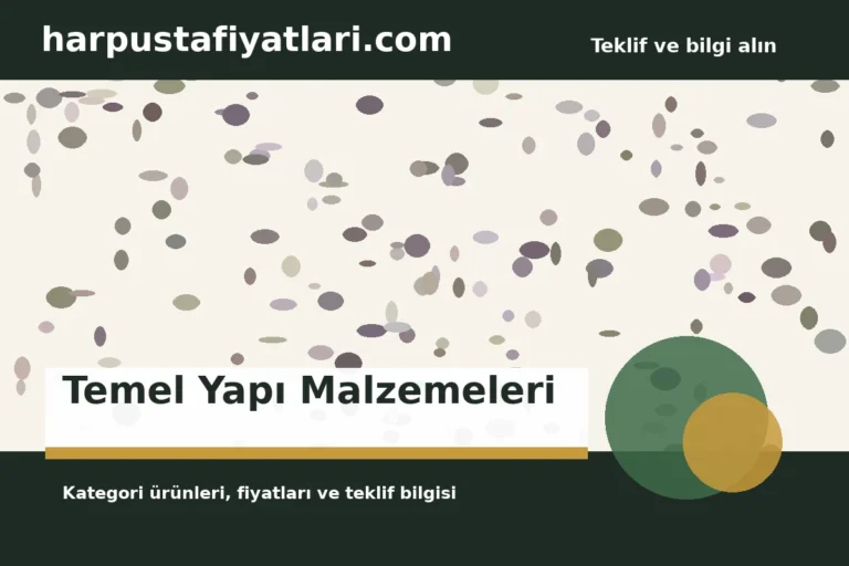 Temel Yapı Malzemeleri