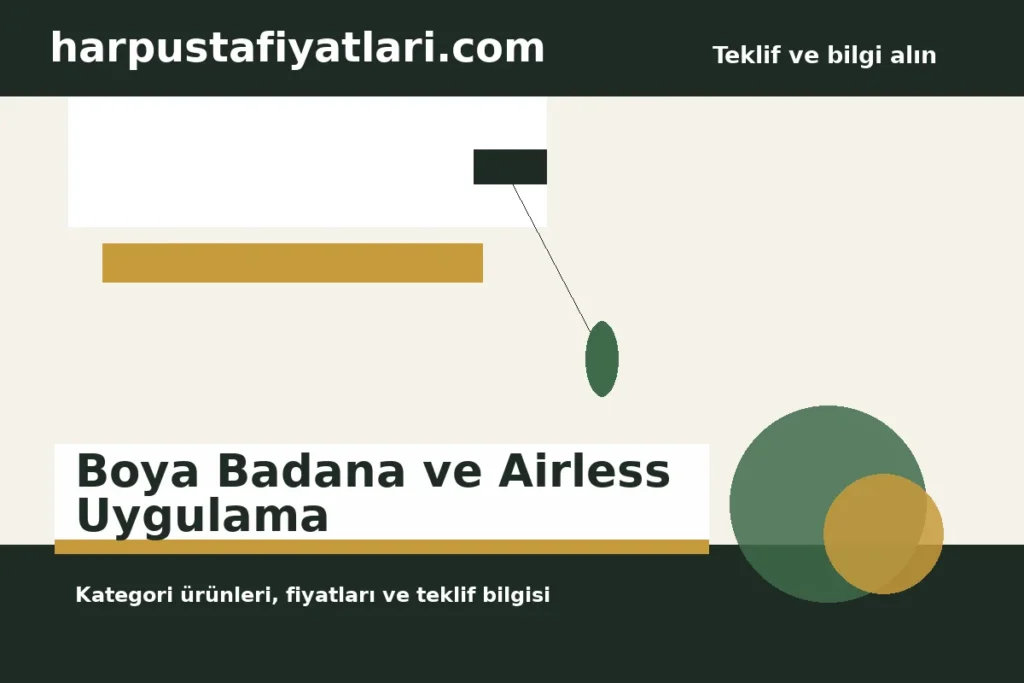 Boya Badana ve Airless Uygulama kategori banner