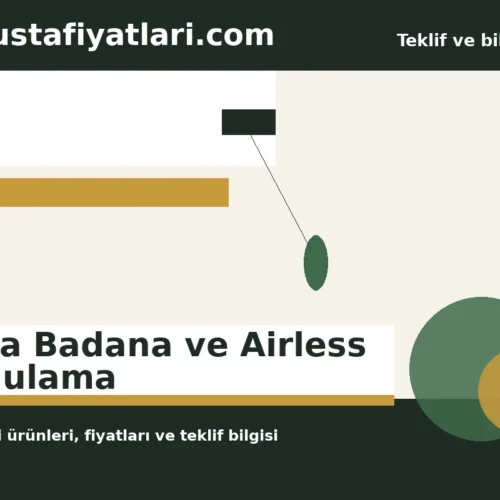 Boya Badana ve Airless Uygulama