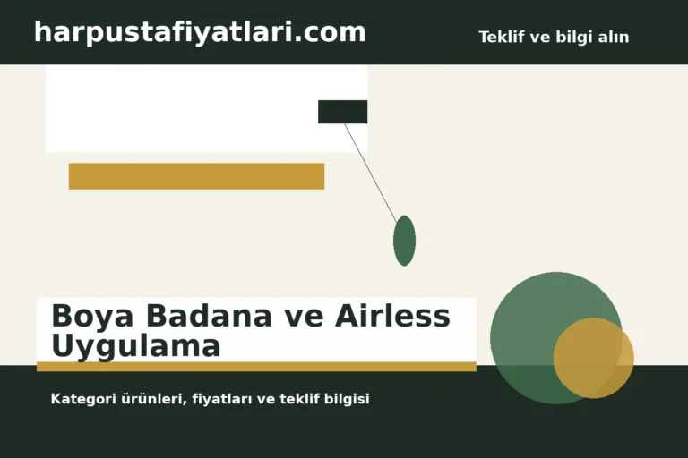 Boya Badana ve Airless Uygulama