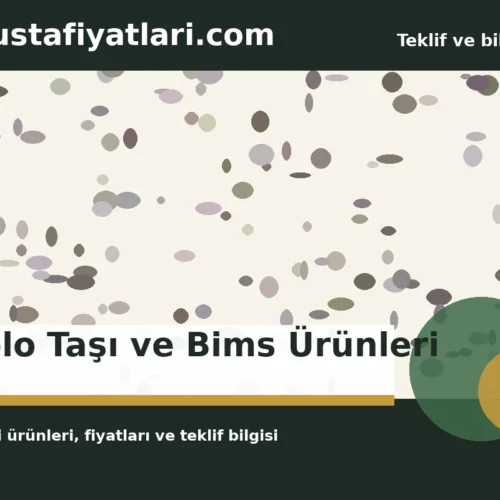 Kablo Taşı ve Bims Ürünleri