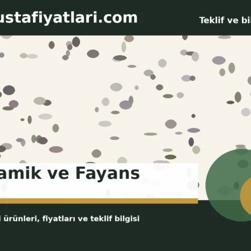 Seramik ve Fayans