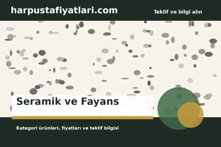 Seramik ve Fayans
