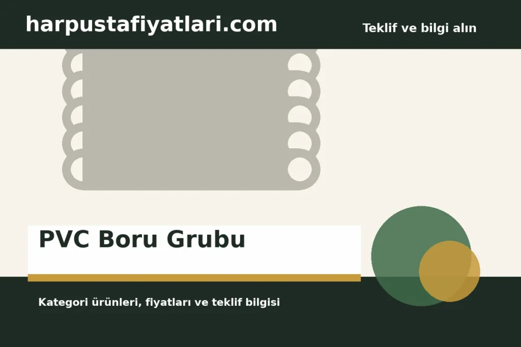 PVC Boru Grubu kategori banner