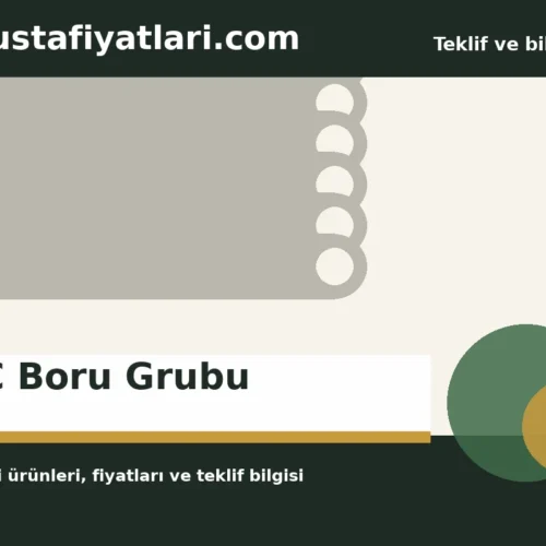 PVC Boru Grubu