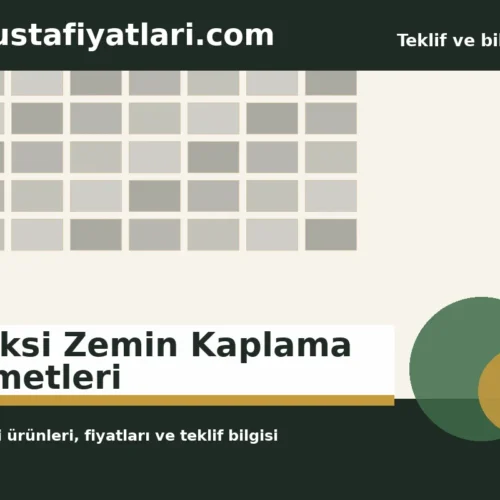 Epoksi Zemin Kaplama Hizmetleri