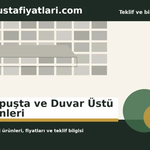 Harpuşta ve Duvar Üstü Ürünleri