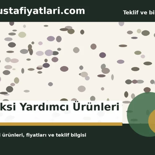 Epoksi Yardımcı Ürünleri