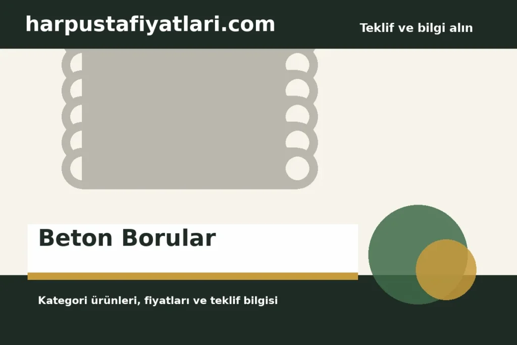 Beton Borular kategori banner