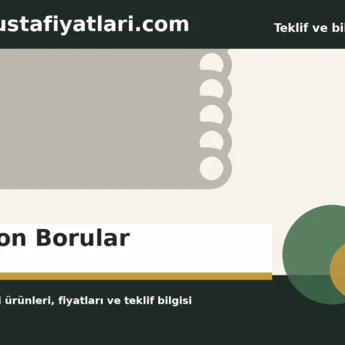 Beton Borular
