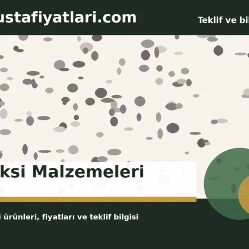 Epoksi Malzemeleri