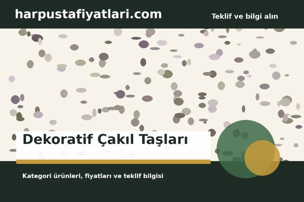 Dekoratif Çakıl Taşları kategori banner