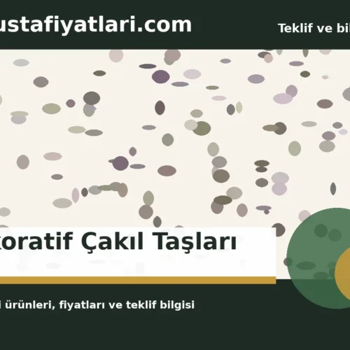 Dekoratif Çakıl Taşları