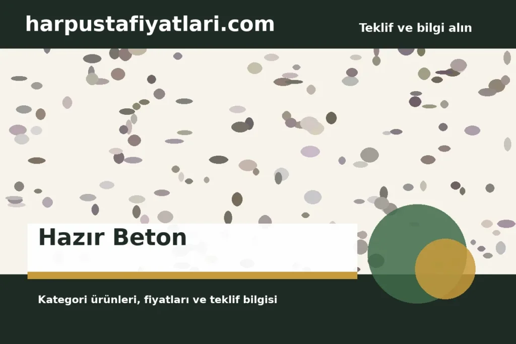 Hazır Beton kategori banner