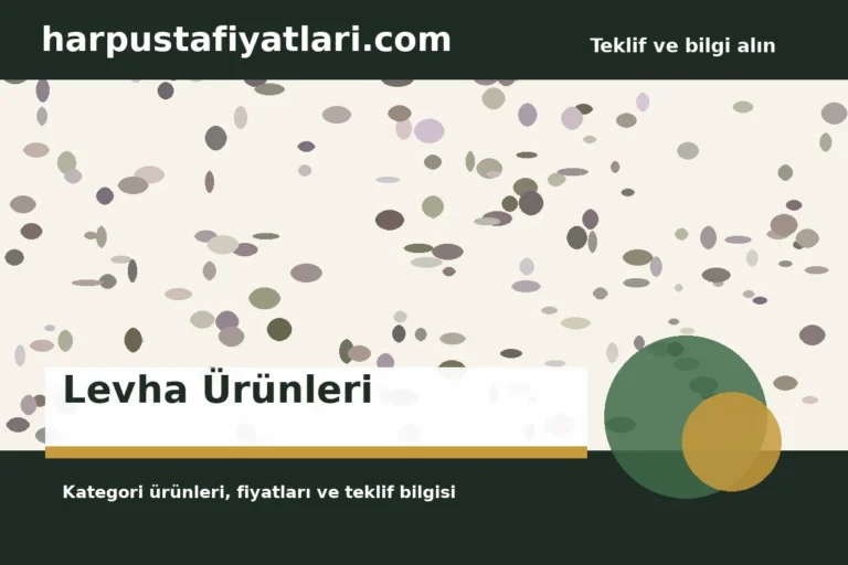 Levha Ürünleri
