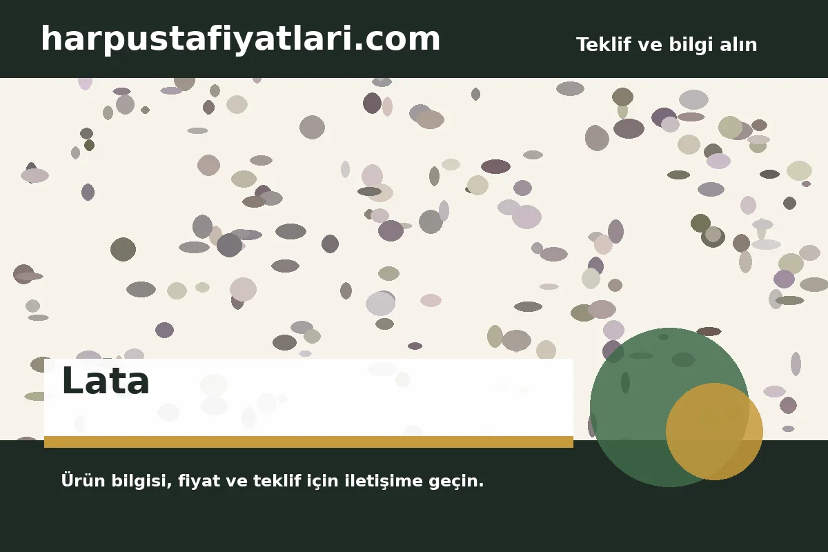 Lata ürün banner