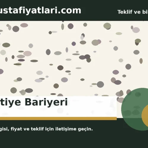 Şantiye Bariyeri - Harpuşta Fiyatları