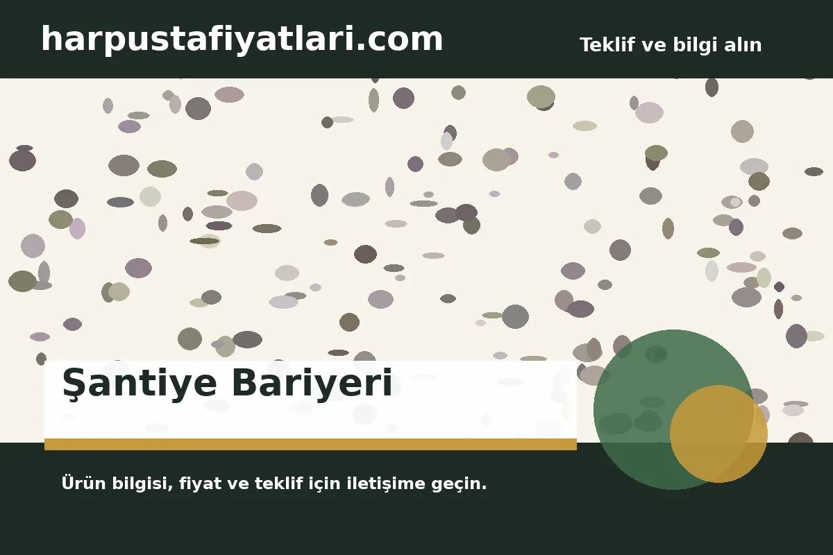Şantiye Bariyeri ürün banner