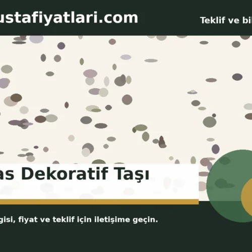 Teras Dekoratif Taşı - Harpuşta Fiyatları